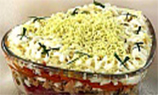 Салат из лосося с гречкой