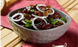 Салат из фасоли с изюмом