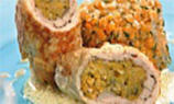 Рулетики мясные с чечевицей