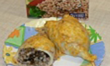 Кальмары фаршированные гречкой с грибами