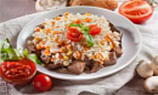 Ризотто с печенью