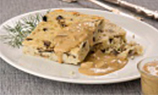Пшенная запеканка с грибами