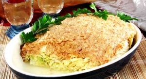 Капуста, запеченная с овсяными хлопьями, фото, рецепт