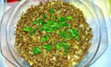 Каша чечевичная с курицей