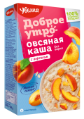 Каша овсяная быстрого приготовления с персиком