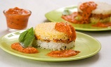 Рисовый крупеник с ветчиной