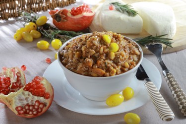 Мясное ризотто, фото, рецепт