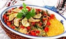 Кукурузный пирог с овощами