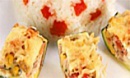 Тунец с цуккини и рисом