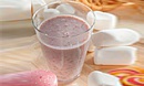 Овсяный молочный коктейль с клубникой