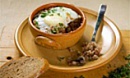 Гречневая каша с яйцом и грибами (в горшочках)