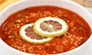 Суп томатный с пшеном и базиликом