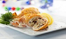 Кальмары, фаршированные диким рисом