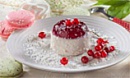 Черничная панна котта с овсянкой и ягодным желе