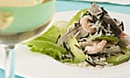 Салат с рыбой и рисом