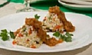 Башенки рисовые с томатным соусом