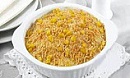 Запеканка кукурузная с сыром и помидорами