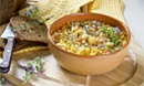 Чечевица, тушенная с овощами