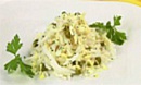 Салат из кальмаров с рисом