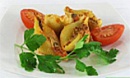 Ракушки, фаршированные пшенной кашей и грибами