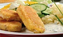 Жареные пшенные палочки