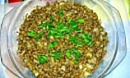Каша чечевичная с курицей