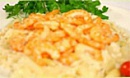 Рис с креветками и спаржей